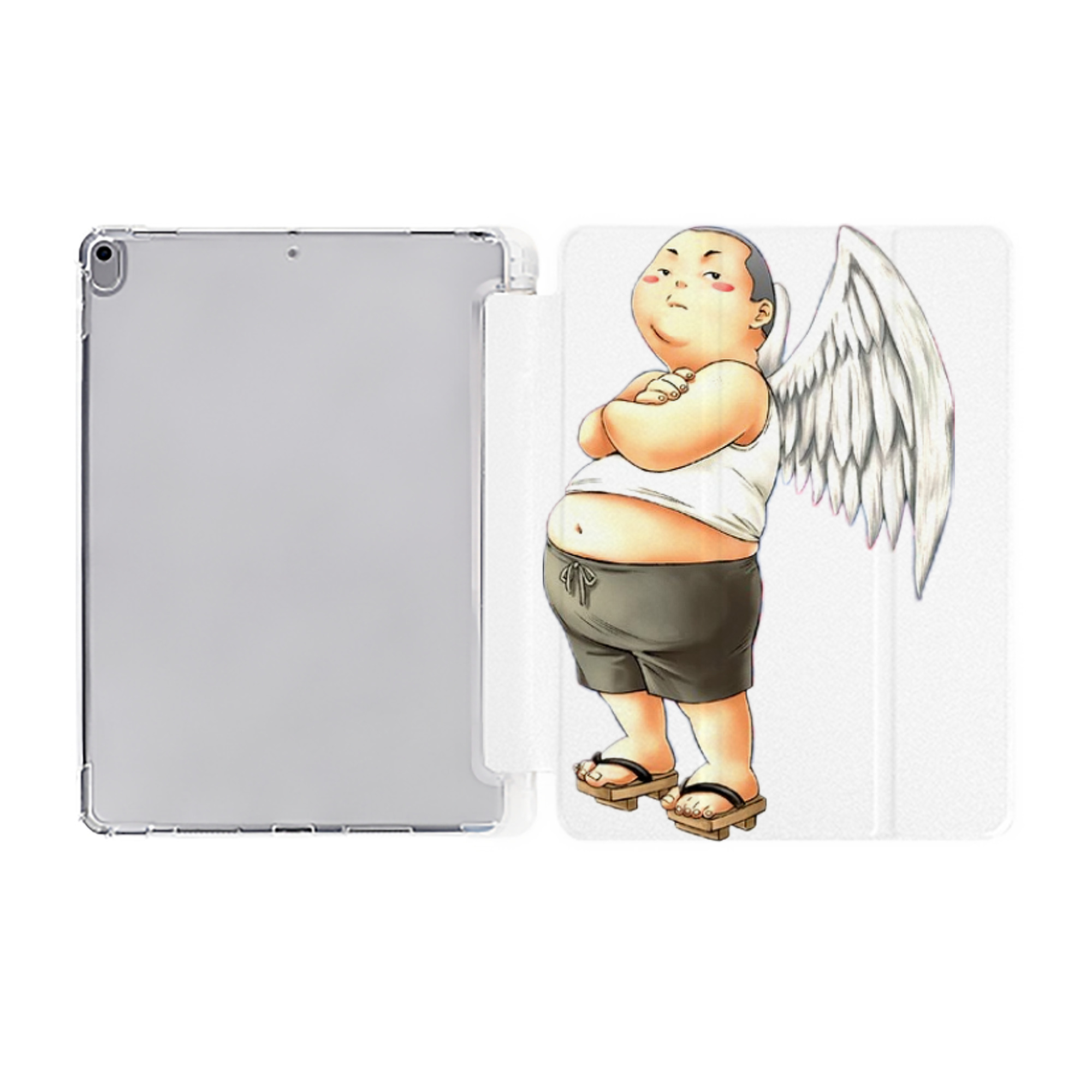 （画像用） 遊☆戯☆王 Yu-Gi-Oh! IPad ケース ペン収納付き 三つ折りスタンド PUレザー×シリコン 対応機種9.5/10.5/10.9インチ